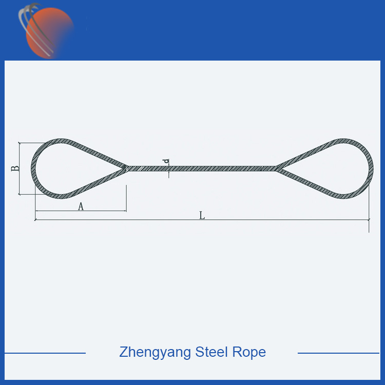 sling téad sreang spliced ​​láimhe